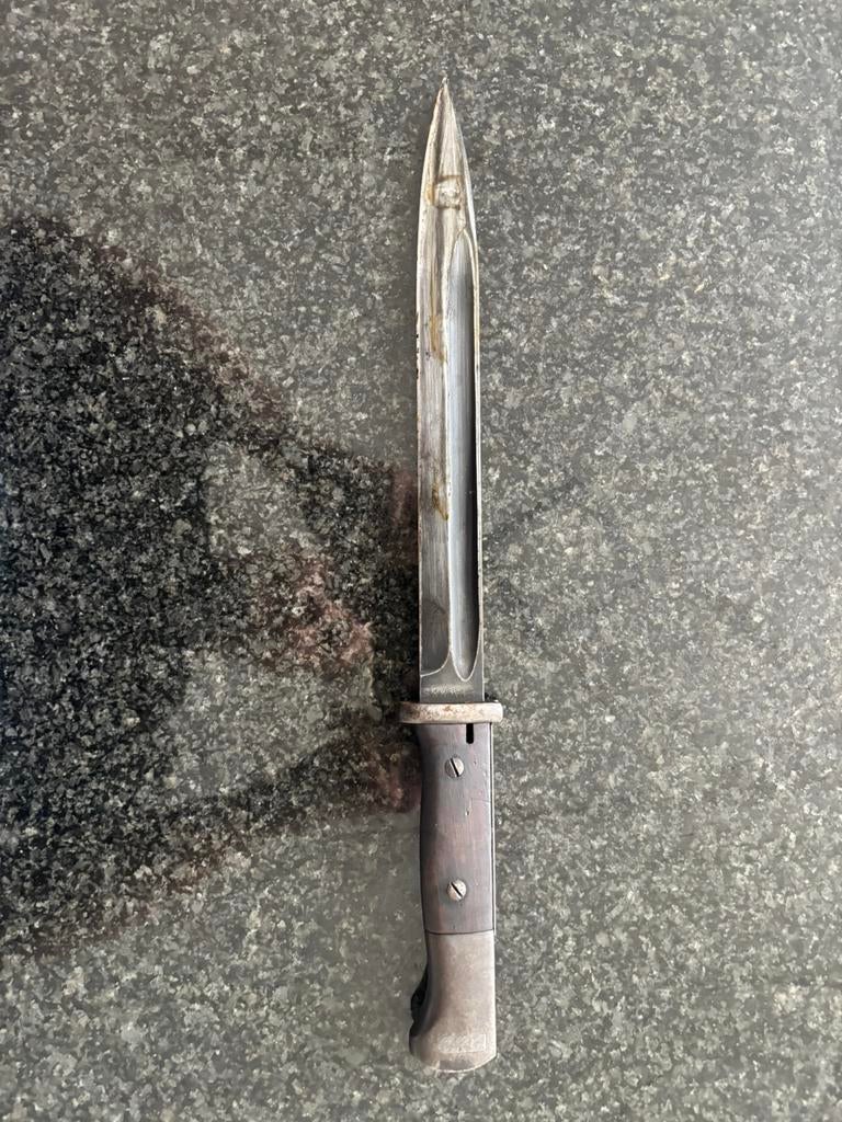 Origneel Duitse ww2 bayonet, Ophalen of Verzenden, Duitsland