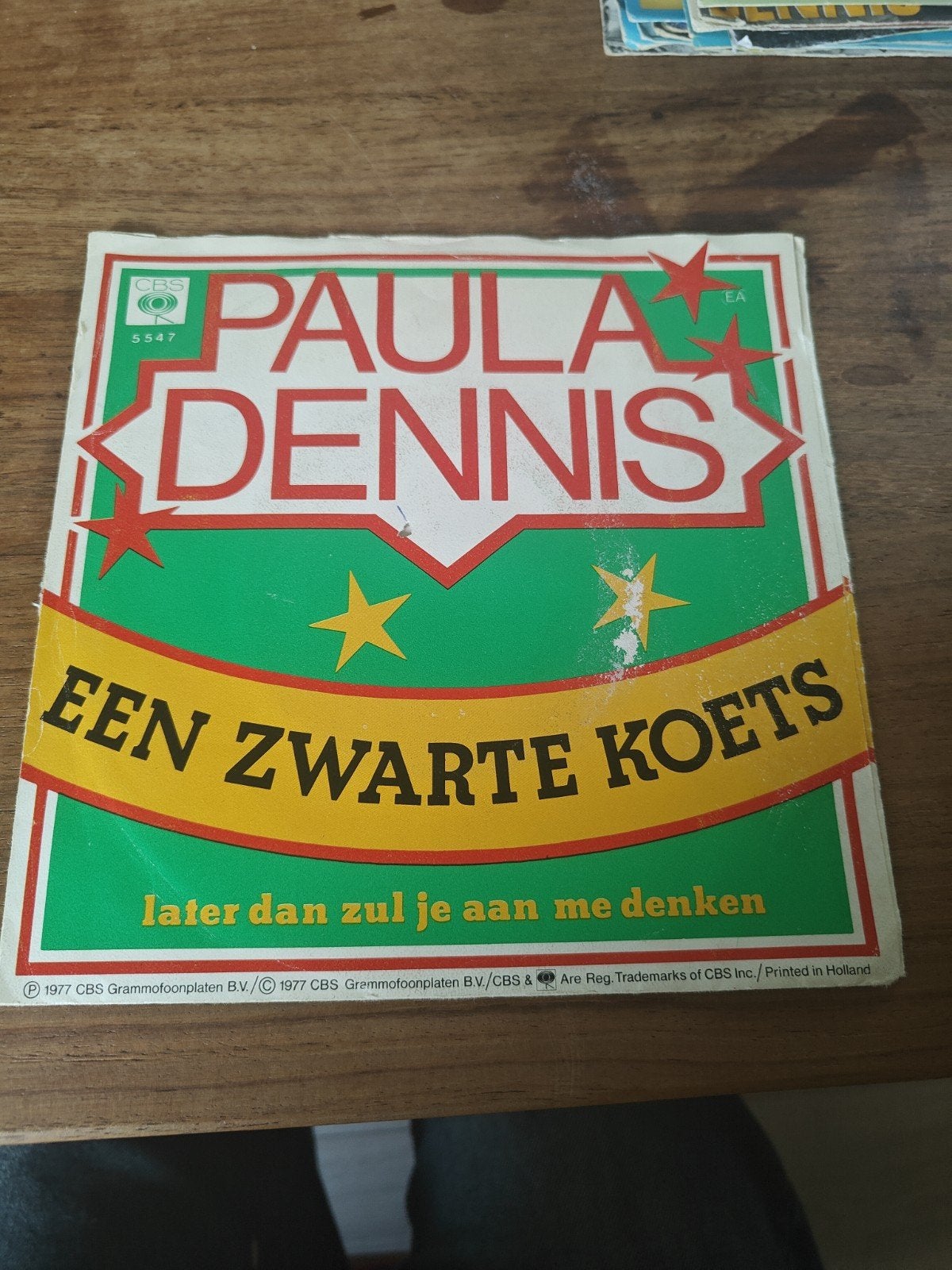 Paula Dennis - Een Zwarte Koets (Single, 1977), Ophalen of Verzenden, Gebruikt, 7 inch, EP