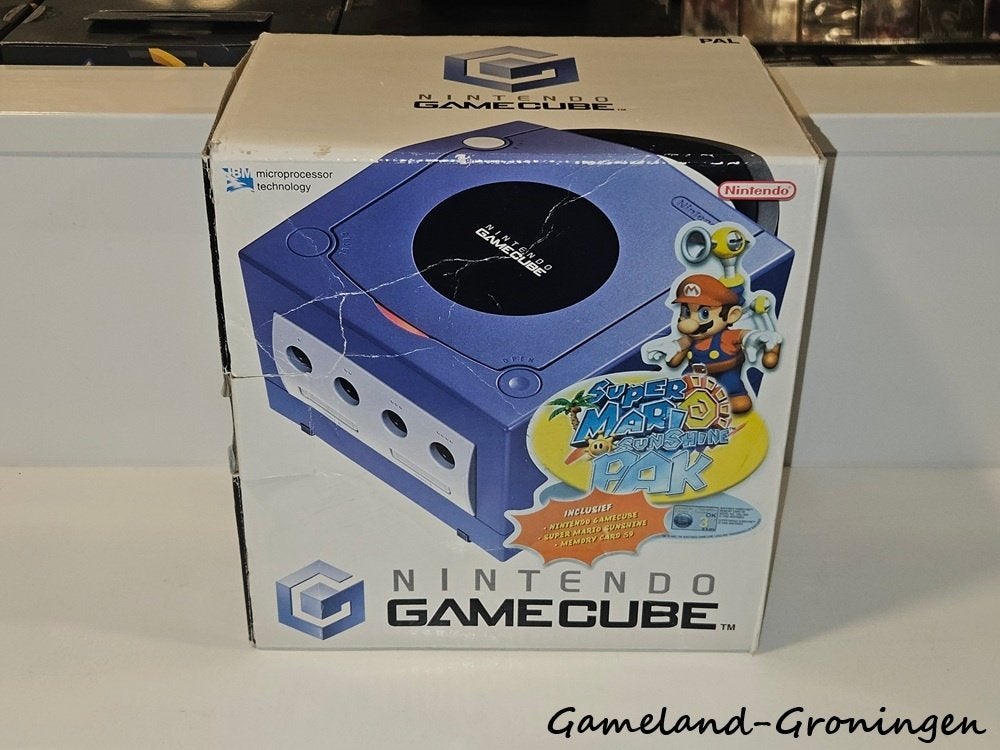 Nintendo GameCube - Super Mario Sunshine Edition (Boxed, Spelcomputers en Games, Spelcomputers | Nintendo GameCube, Gebruikt, -