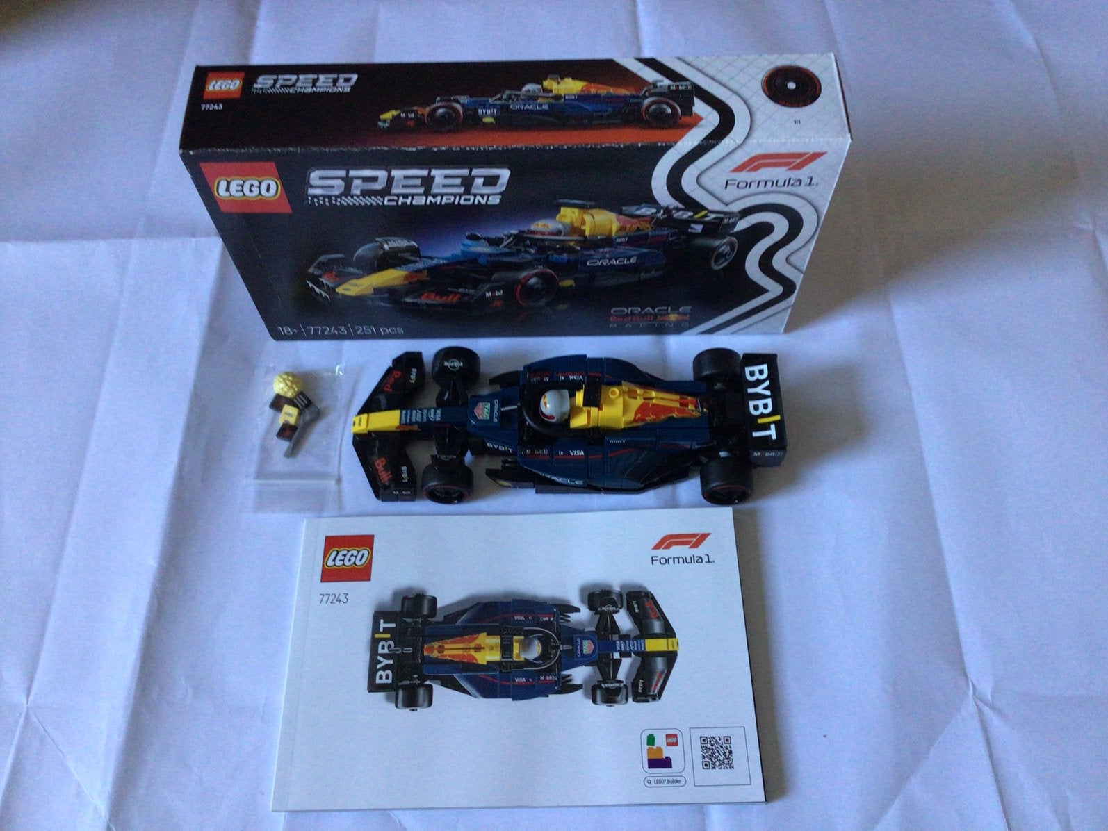 Red Bull Racing - Lego Speed Champions - 77243, Lego, Zo goed als nieuw, Compleet, Complete set