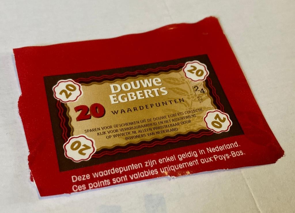 ☕️ Douwe Egberts punten, Ophalen of Verzenden, Koffie of Thee, Zegels, Bonnen of Punten