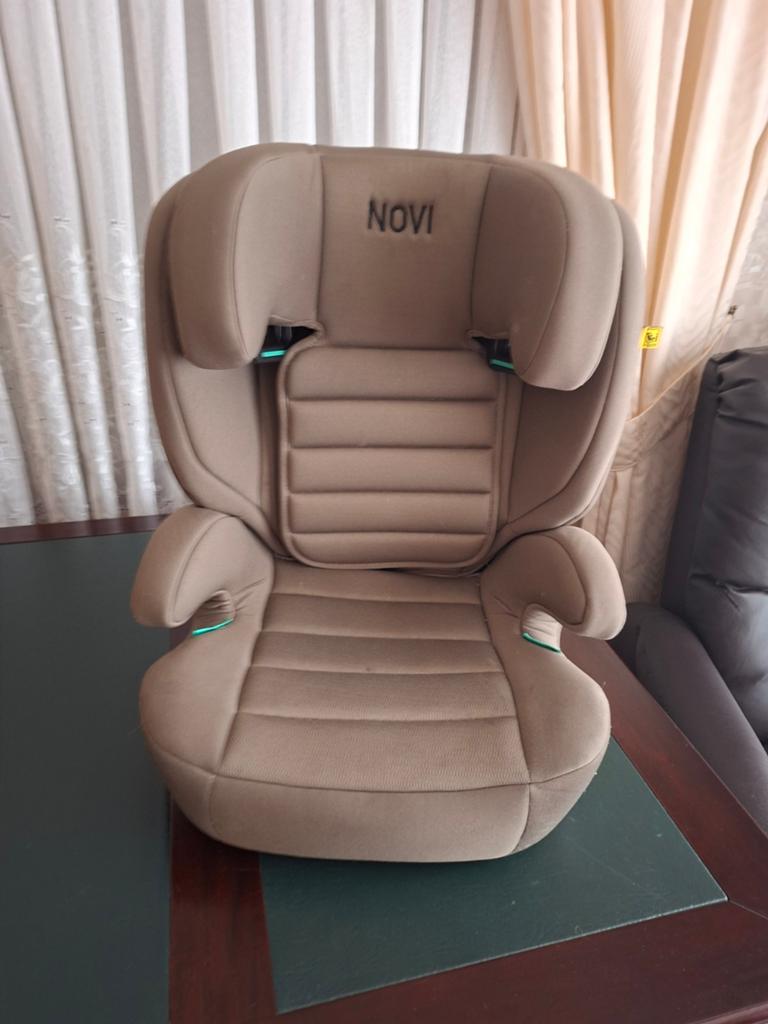 Autostoel Novi James Premium i-Size Isofix Dark Taupe, Kinderen en Baby's, Autostoeltjes, 15 t/m 36 kg, Afneembare rugleuning