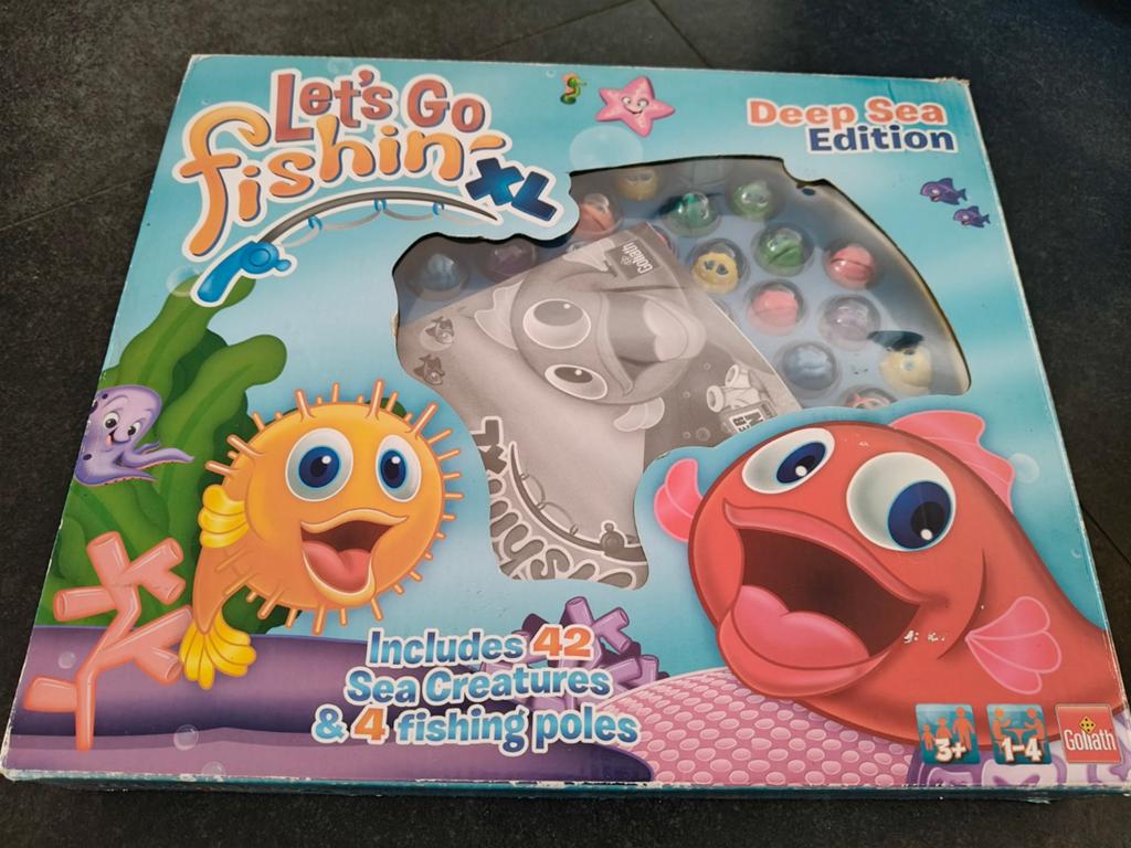 Let's Go Fishing, Ophalen, Zo goed als nieuw