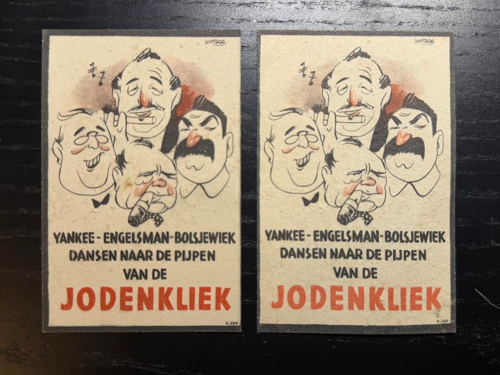 Pamfletjes “Jodenkliek” kleine versie, Verzenden, Nederland