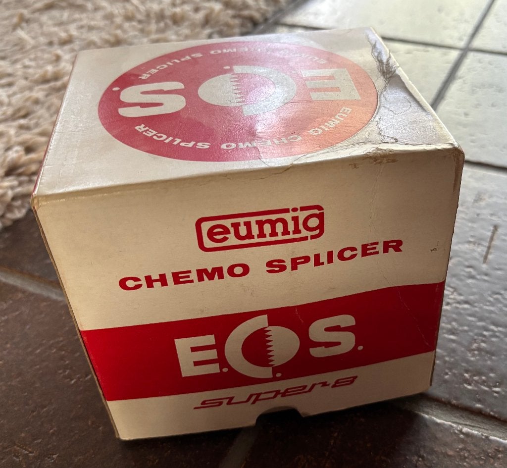 Vintage Eumig Chemo Splicer voor Super 8 films, Verzamelen, Fotografica en Filmapparatuur, Ophalen of Verzenden, 1960 tot 1980