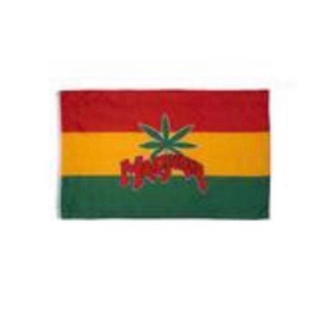 Vlag mariuana, 100% polyester, hobby, mancave, man, vrouw, Ophalen of Verzenden, Nieuw