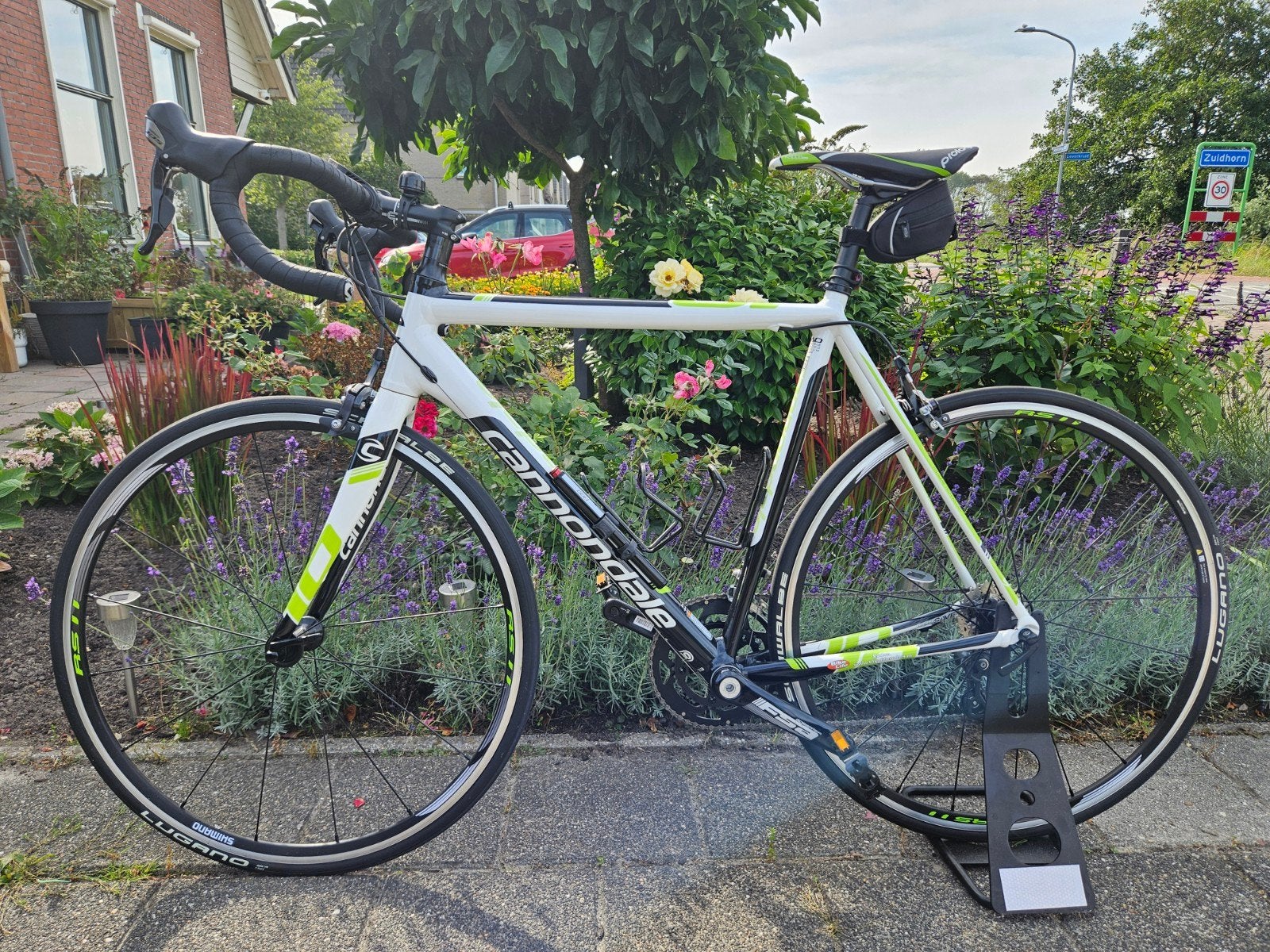 prachtige Cannondale caad 6 racefiets, Fietsen en Brommers, Fietsen | Racefietsen, Velgrem, 15 tot 20 versnellingen, 53 tot 57 cm