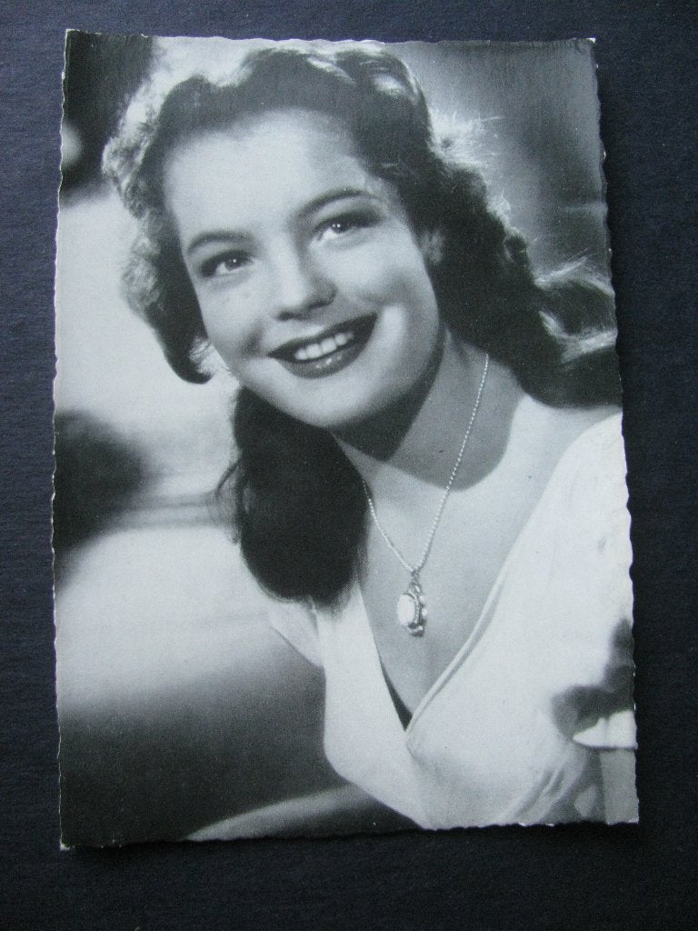 Vintage Kaart - Romy Schneider, Verzenden, 1940 tot 1960, Ongelopen, Sterren en Beroemdheden