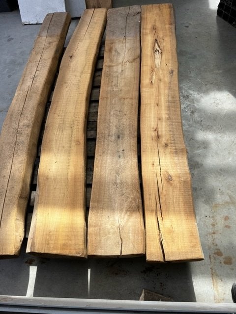 Houten bank, Robinia balken, Tuin en Terras, Ophalen, Nieuw, 250 cm of meer, Balken