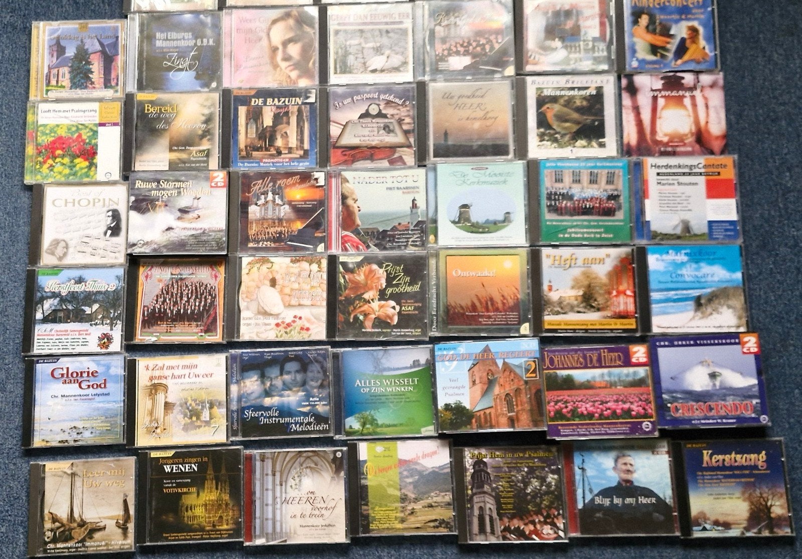 Grote collectie religieuze muziek CD's - diverse artiesten, Cd's en Dvd's, Overige genres, Ophalen of Verzenden, Zo goed als nieuw
