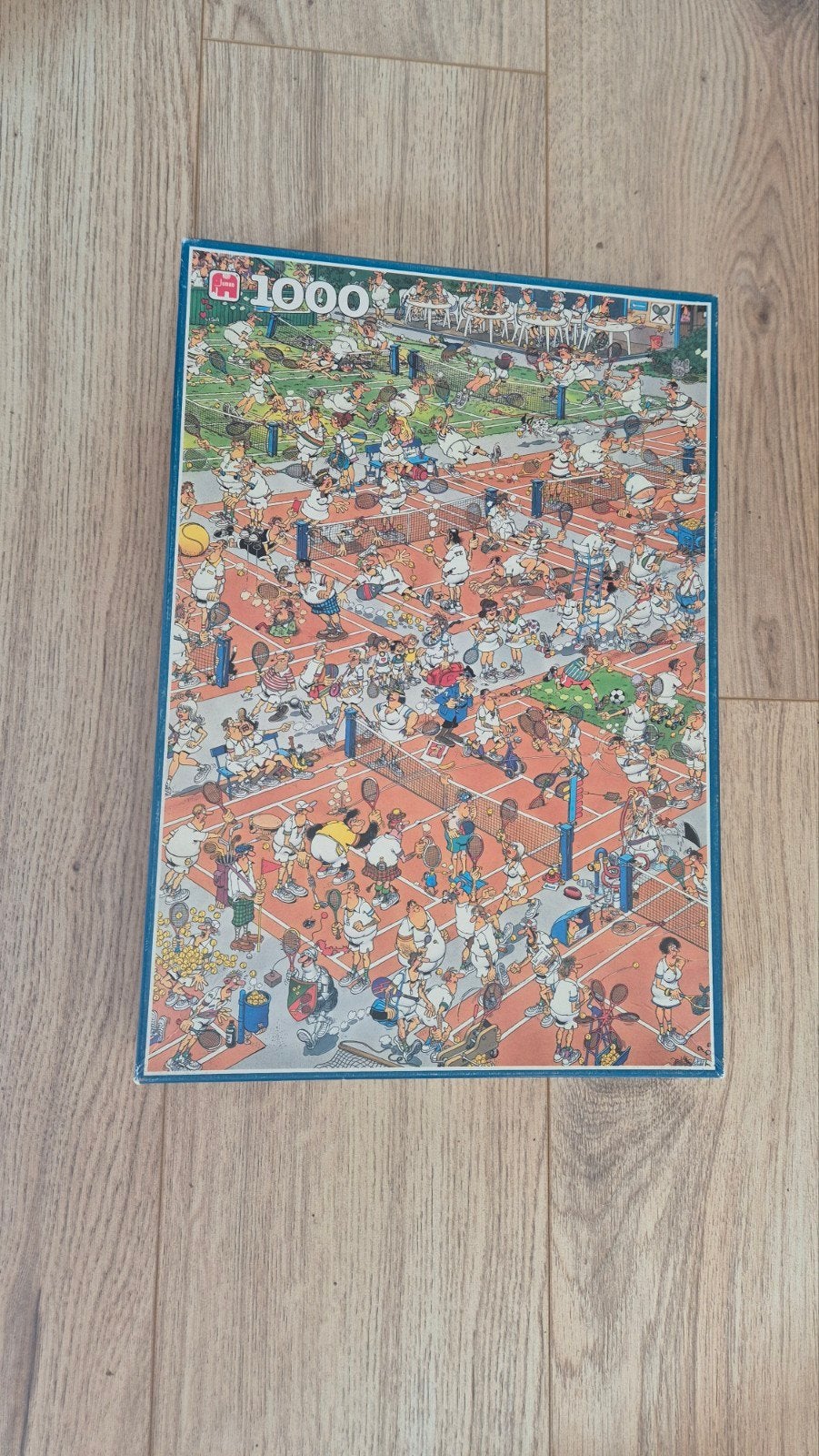 Jan van Haasteren puzzel 1000 stuks "Tennis"", Ophalen, 500 t/m 1500 stukjes, Gebruikt, Legpuzzel