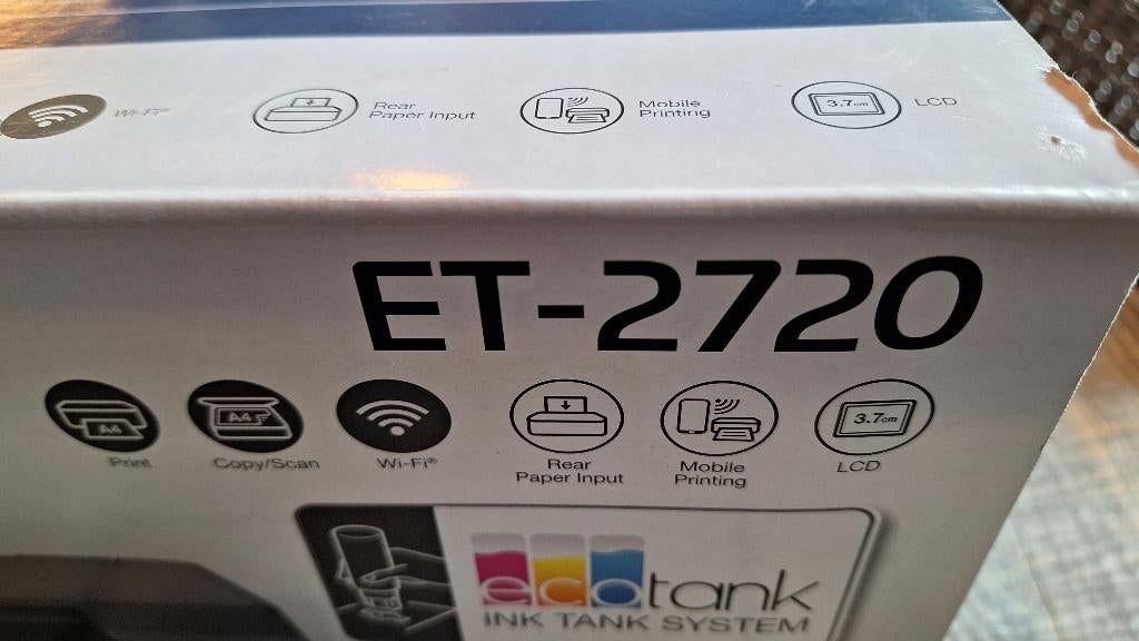 Epson et-2720 kleurenprinter kleuren inkjetprinter scanner., ., Ophalen of Verzenden, Zo goed als nieuw, .
