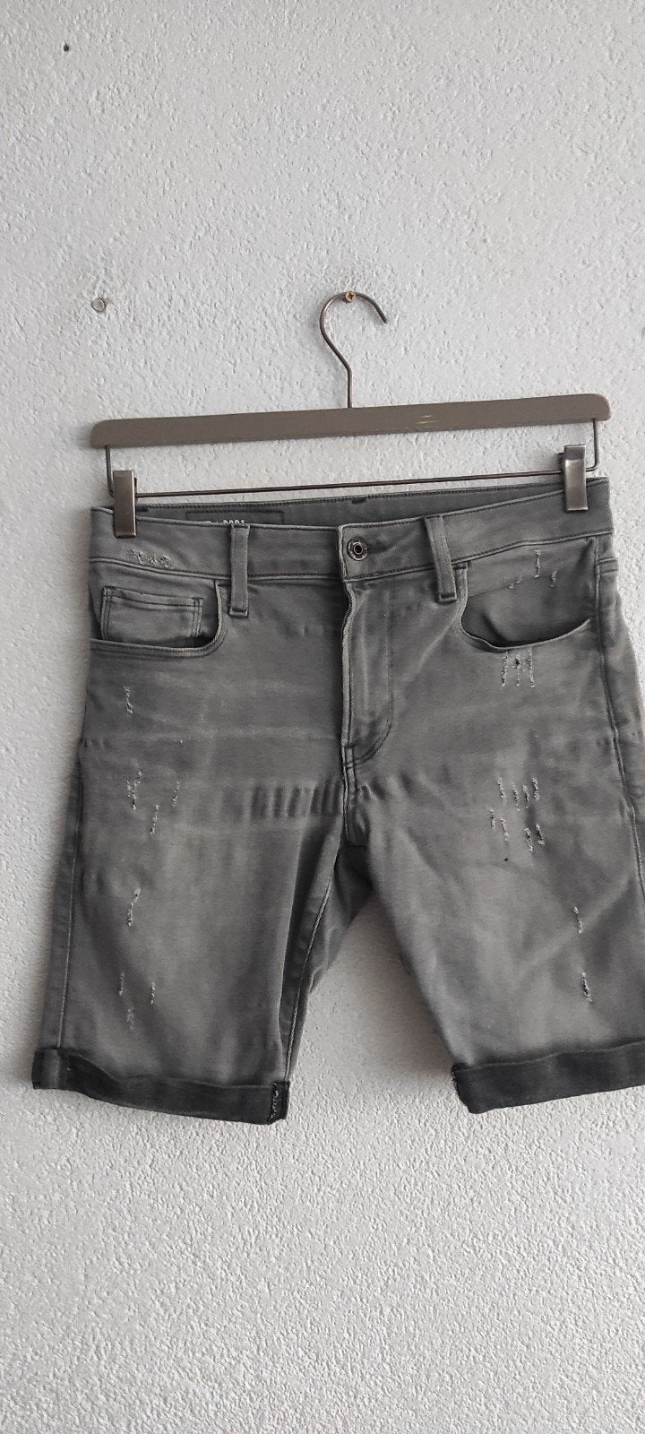 G-Star Raw korte broek - Grijs - Maat 48/50 (M), Kleding | Heren, Broeken en Pantalons, G-Star Raw, Maat 48/50 (M), Ophalen of Verzenden