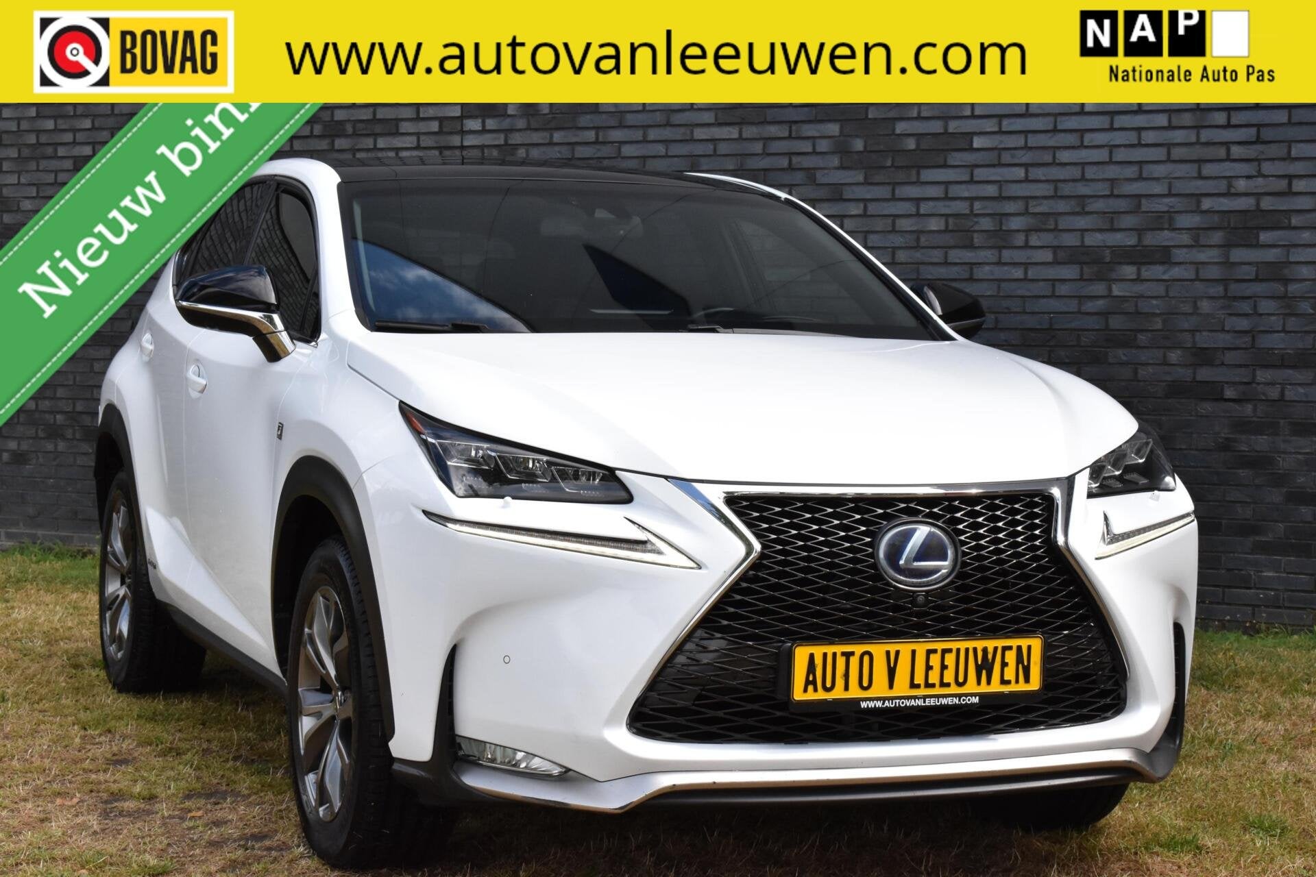 Lexus NX 300h AWD F F SPORT 360º MARK LEVINSON/PANORAMADAK/, Auto's, Lexus, Automaat, Gebruikt, Euro 6, Met garantie (alle)