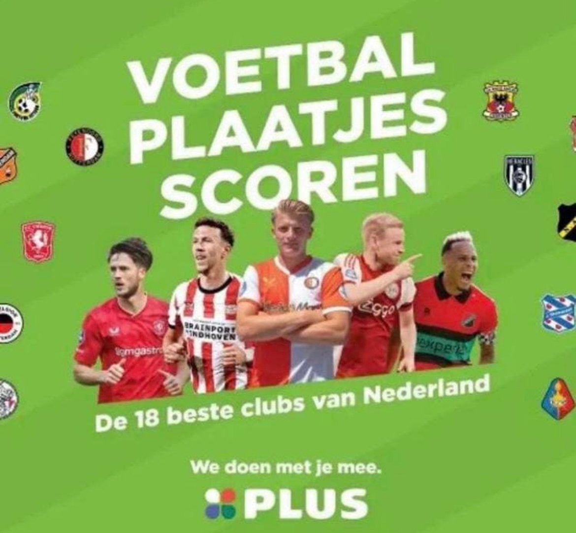 Plus voetbalplaatjes, Verzamelen, Supermarktacties, Plus, Ophalen