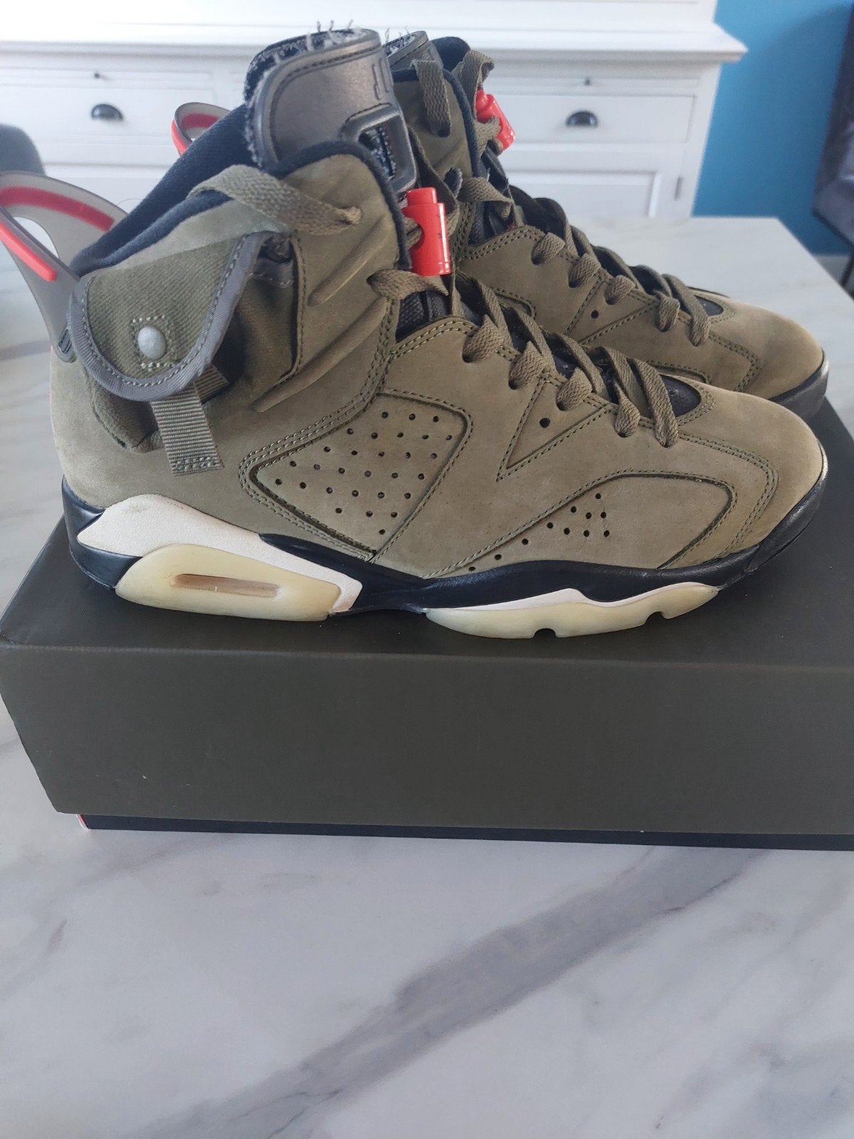 Nike Air Jordan 6 Retro SP Travis Scott Medium Olive, Ophalen