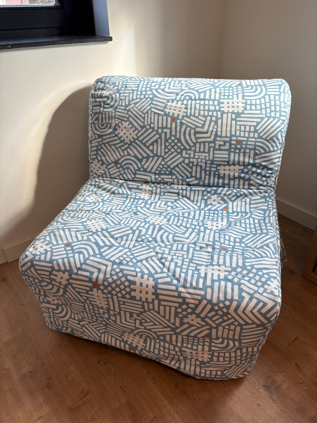 IKEA Lycksele Havet Sofa Bed, Ophalen, Gebruikt, Eenpersoons, Blauw