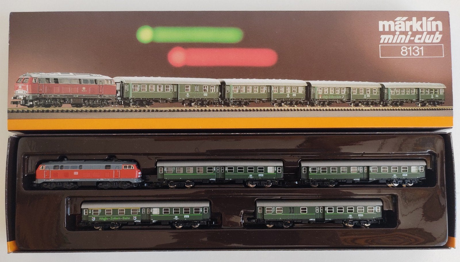Märklin z 8131 Allgäu-Zollern-Bahn 5-delige treinset NWSTAAT, Treinset, Gelijkstroom, Ophalen of Verzenden, Zo goed als nieuw