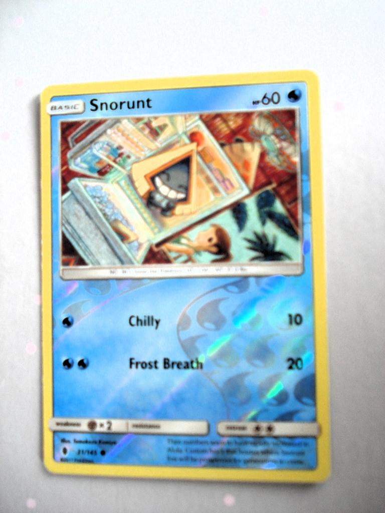 Snorunt 31/145  Guardians Rising Reverse Holo, Ophalen of Verzenden, Zo goed als nieuw, Losse kaart
