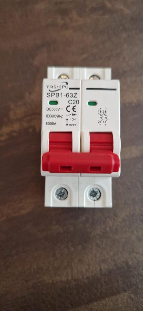 Circuit breaker, Ophalen, Nieuw