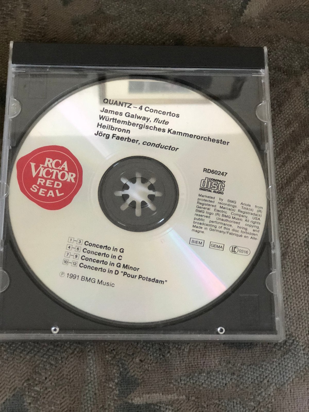 Concerto G C M D, Ophalen of Verzenden, Zo goed als nieuw