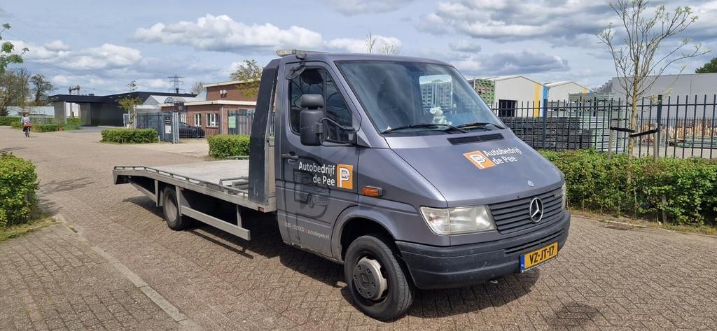 Mercedes-Benz Sprinter 412 D 2.9 oprijwagen autotransporter, Auto's, Bestelauto's, Euro 2, 2270 kg, 3000 kg, 122 pk