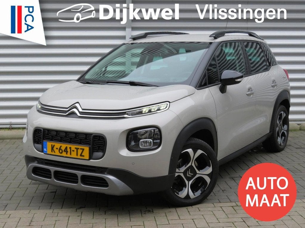 Citroen C3 Aircross SUV 110 Shine Automaat Leer/Navi/Cam, Auto's, Citroën, 12 maanden, 840 kg, Gebruikt, Euro 6