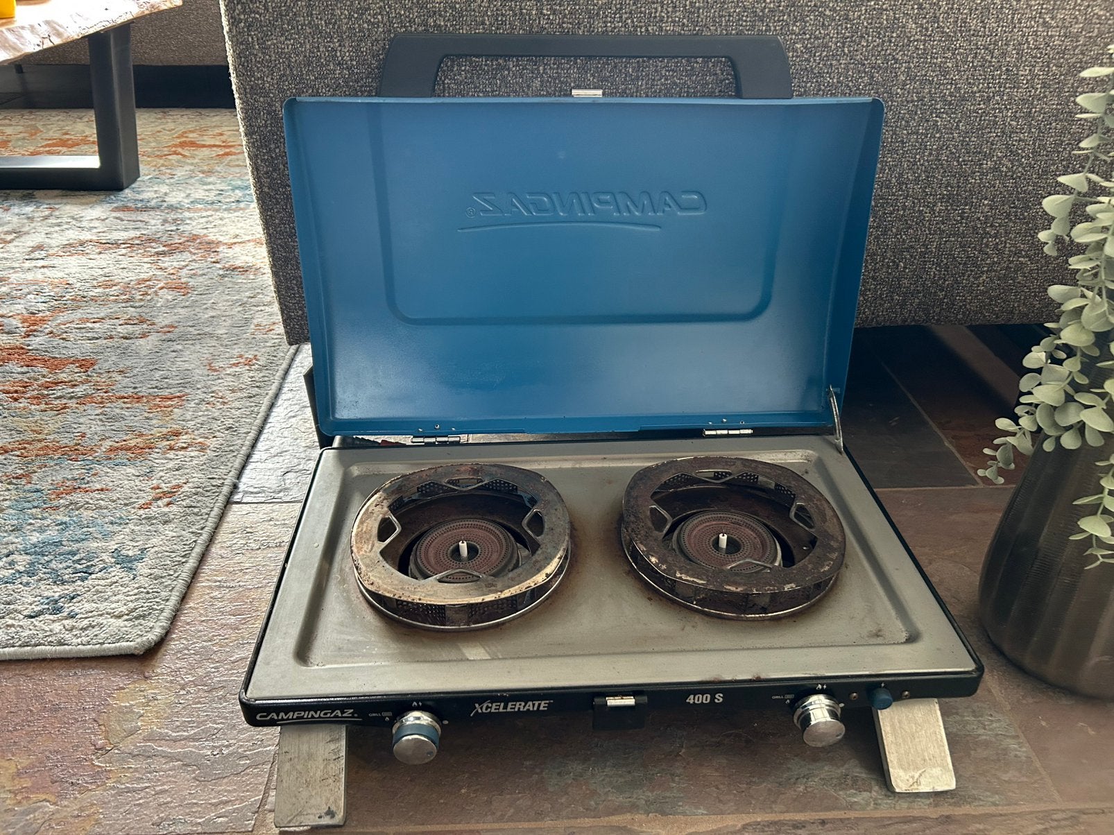Campingaz Xcelerate 400S, Ophalen, Gebruikt