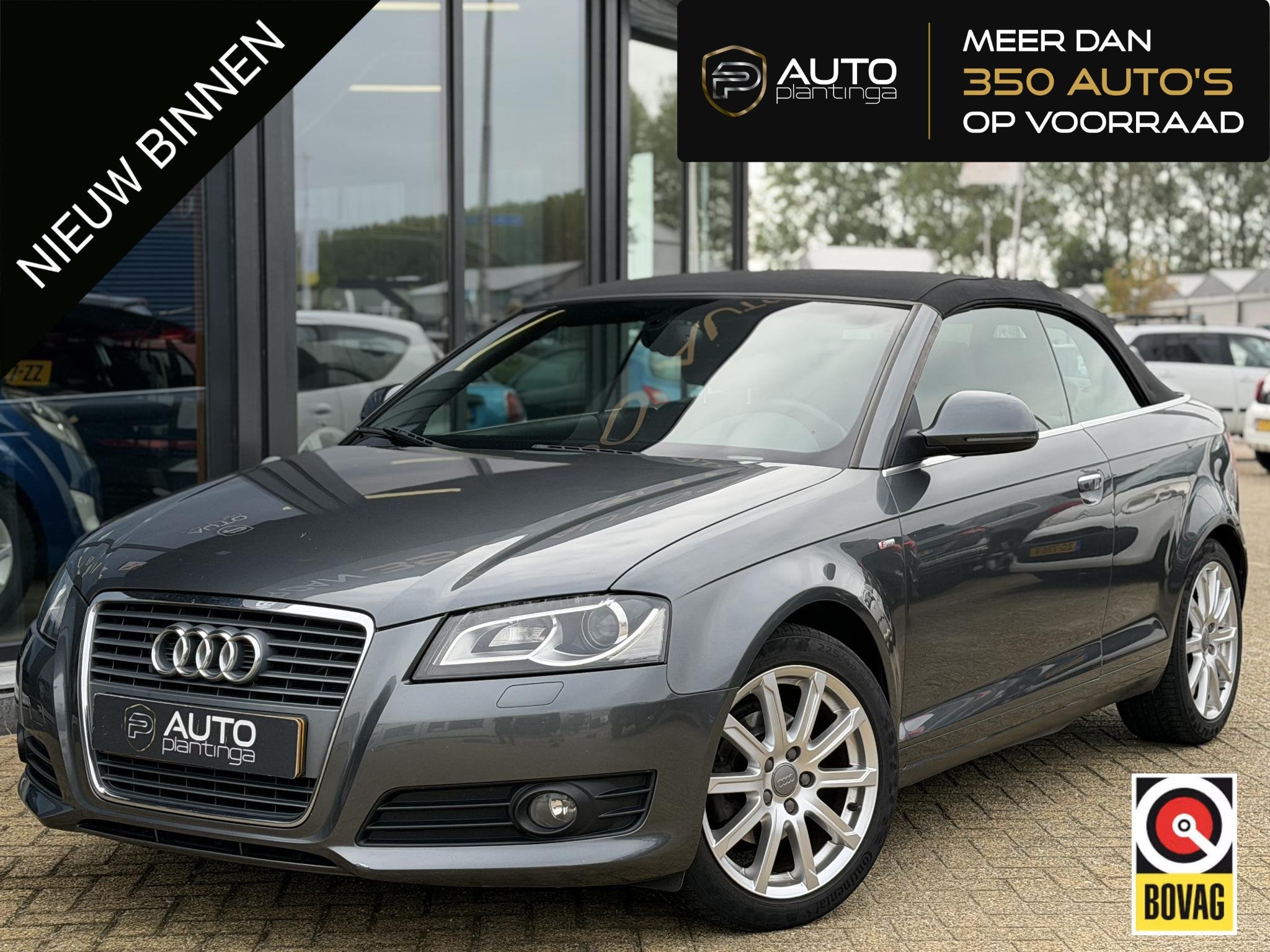 Audi A3 Cabriolet 1.2 TFSI S-edition 105PK | ZEER NETTE STAA, Auto's, Voorwielaandrijving, Euro 5, Gebruikt, Zwart