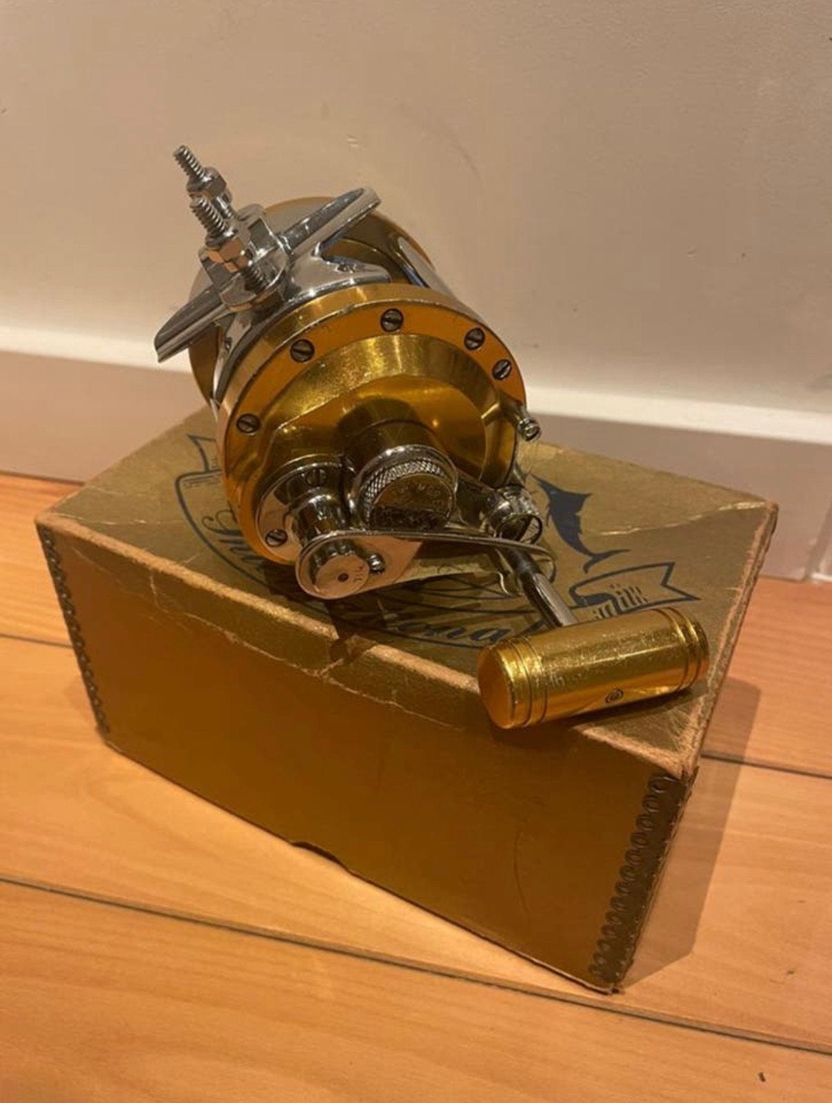 Penn Internationaal model 12 biggame reel, Ophalen of Verzenden, Molen