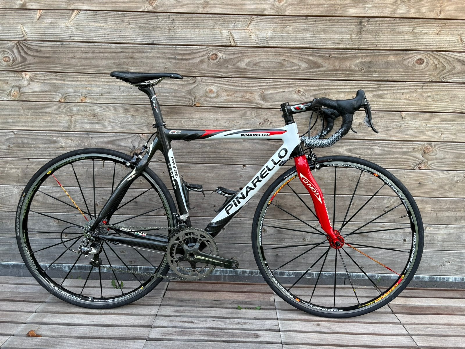 Pinarello Prince maat S full carbon Campagnolo Record, Overige merken, 28 inch, Stalbergweg, Gebruikt