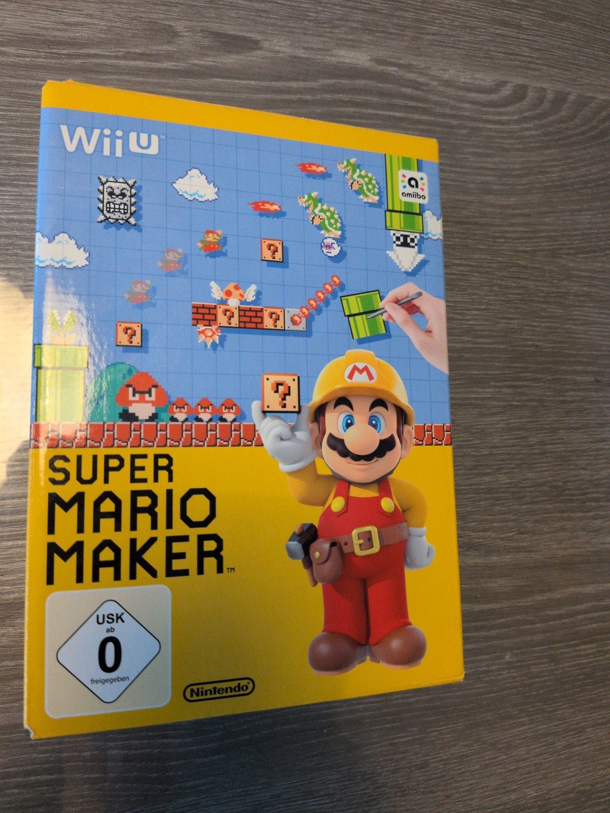 Super Mario Maker Wii U (Inclusief artbook), Spelcomputers en Games, Games | Nintendo Wii U, Online, 1 speler, Ophalen of Verzenden