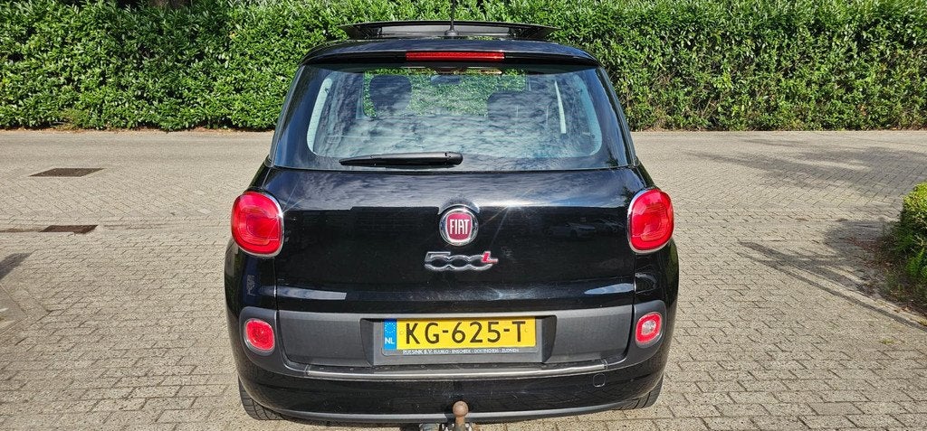Fiat 500 L 0.9 TwinAir PopStar, Gebruikt, Zwart, Bedrijf, Handgeschakeld