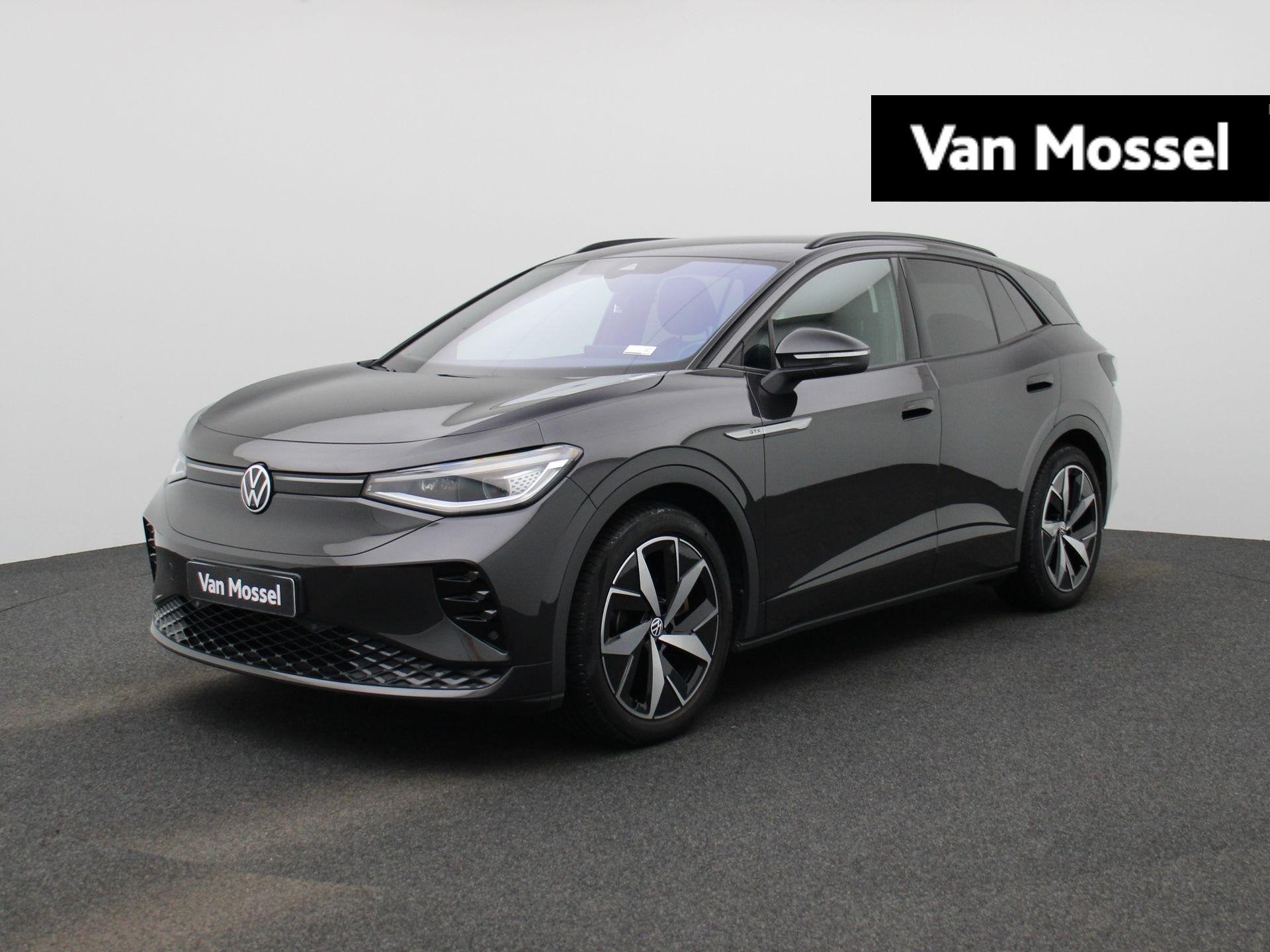 Volkswagen ID.4 GTX 4Motion 77 kWh 299 PK| Dealeronderhouden, Auto's, 12 maanden, Stof, Gebruikt, Zwart