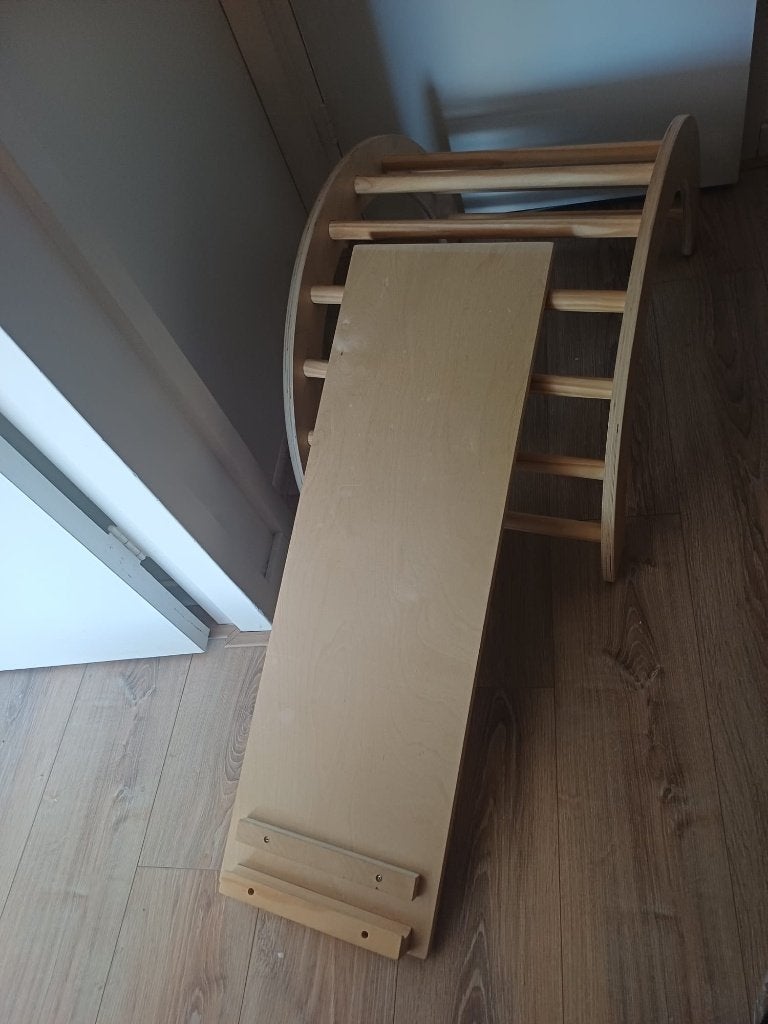 Klimrek met glijbaan, Ophalen, Gebruikt, Rij- of Hobbelspeelgoed