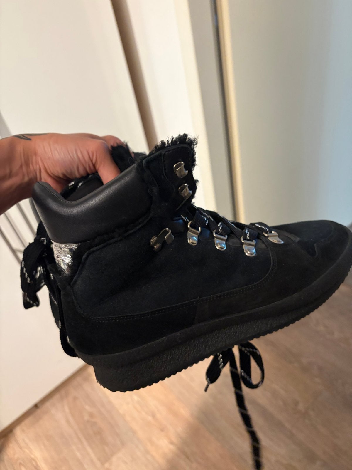 Isabel Marant sneakers/enkellaarsjes maat 40, Ophalen, Gedragen, Zwart, Sneakers of Gympen