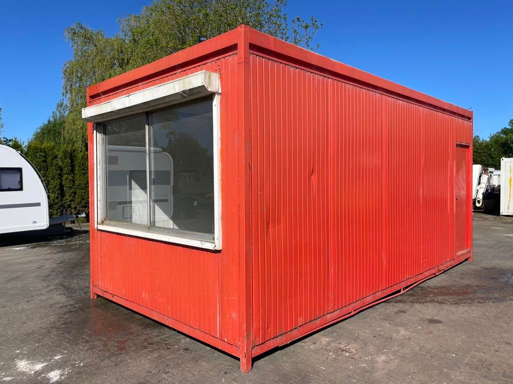 Kantoorunit bouwkeet met keukenblok en toilet