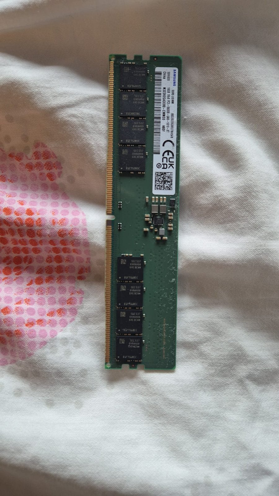 Samsung 16GB DDR5 UDIMM RAM Geheugenmodule, Computers en Software, Verzenden, Nieuw, Desktop, DDR5