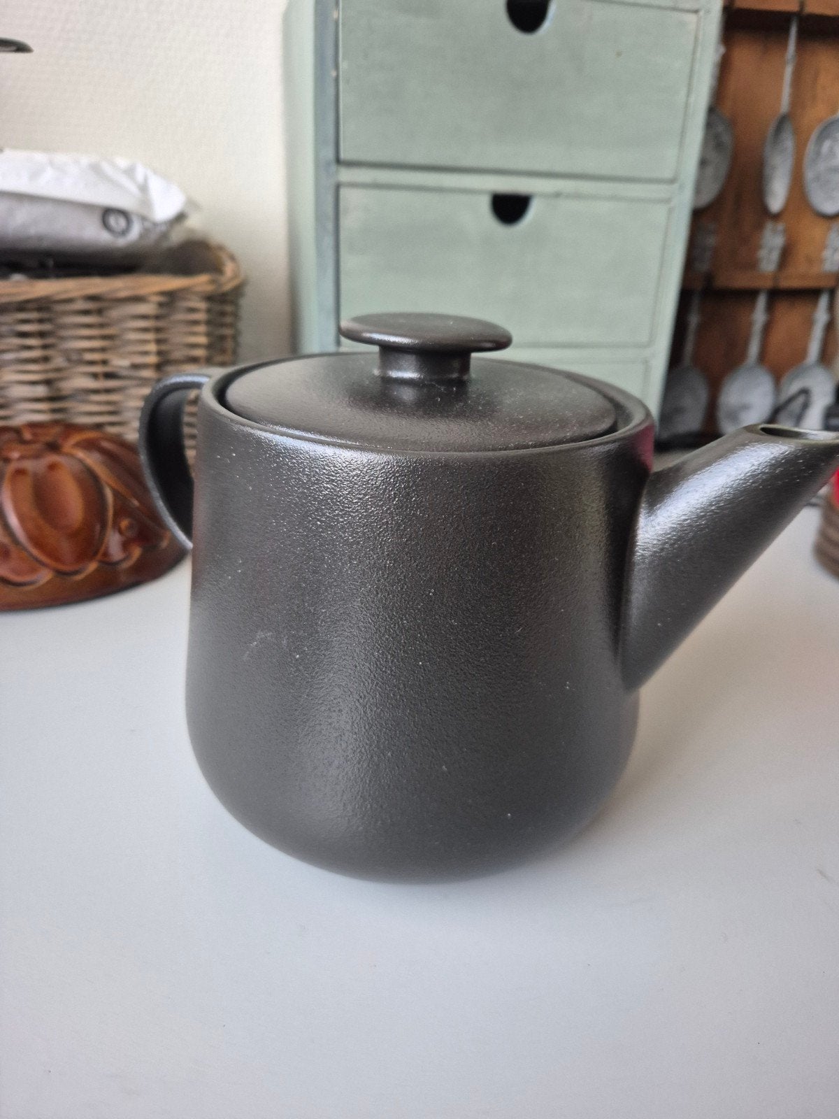 Hema theepot zwart, nieuw, Theepot/fluitketel, Nieuw, Ophalen of Verzenden, Zwart