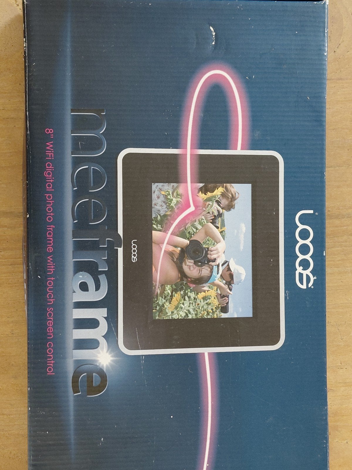 Loqos Meeframe 8" WiFi Digitale Fotolijst met Touchscreen, Nieuw, 8 tot 12 inch, Touchscreen, Overige merken