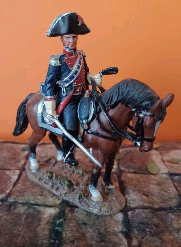 del prado napoliontische ruiter  van metaal, Ophalen of Verzenden, 1:50 of kleiner