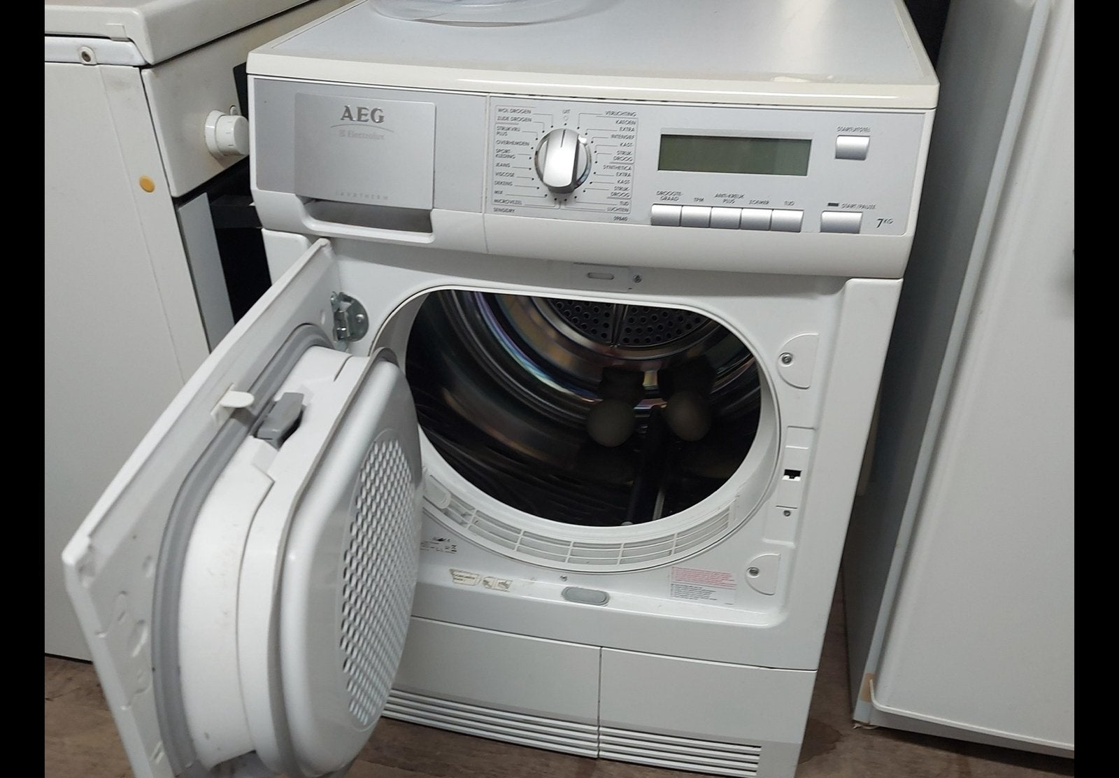 AEG LAVATHERM CONDENS DROGER, Witgoed en Apparatuur, Wasdrogers, Ophalen, 6 tot 8 kg, Gebruikt, Voorlader