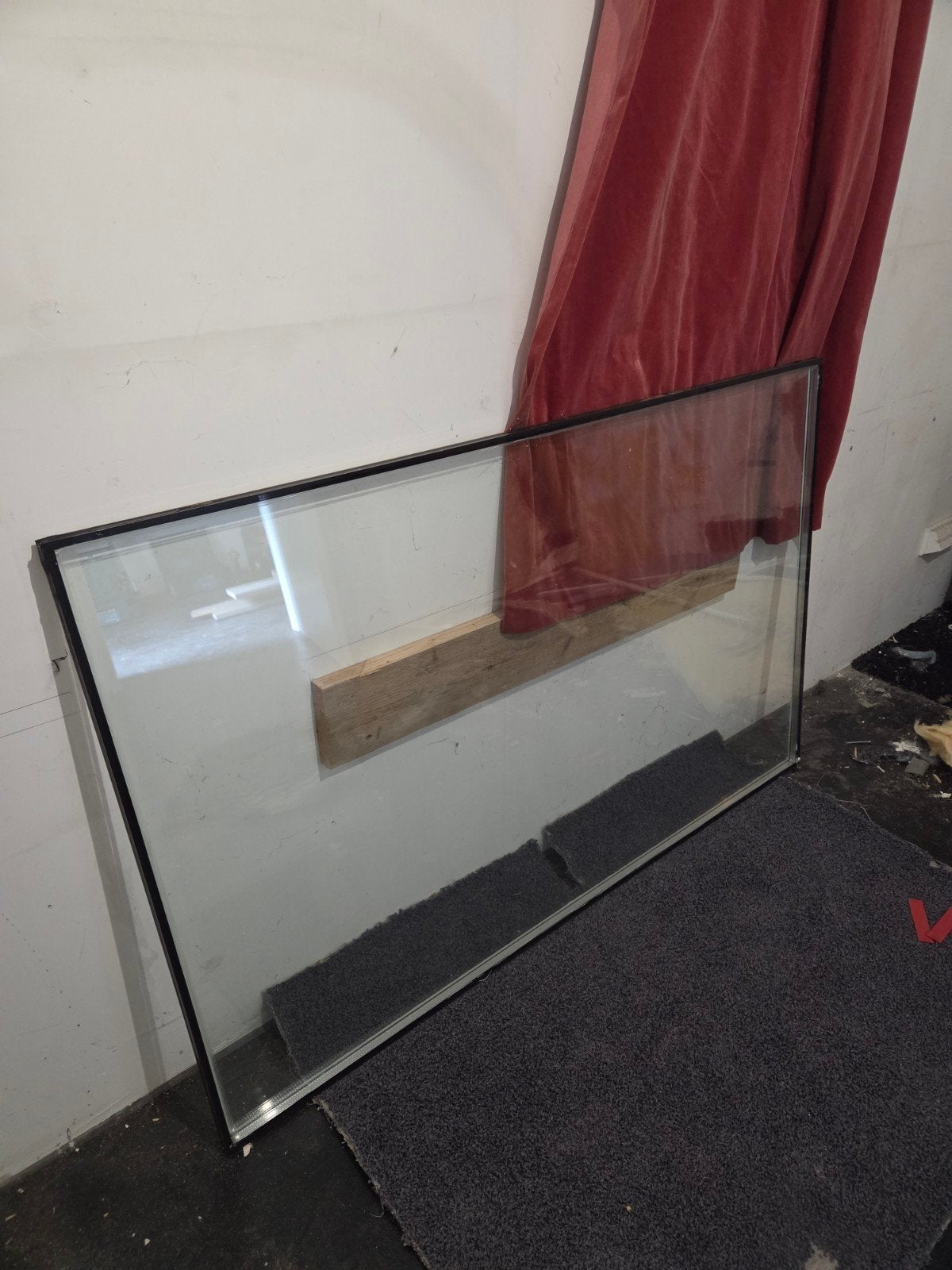 Dubbelglas 1395 x 892 x 25 met kozijn, Ophalen
