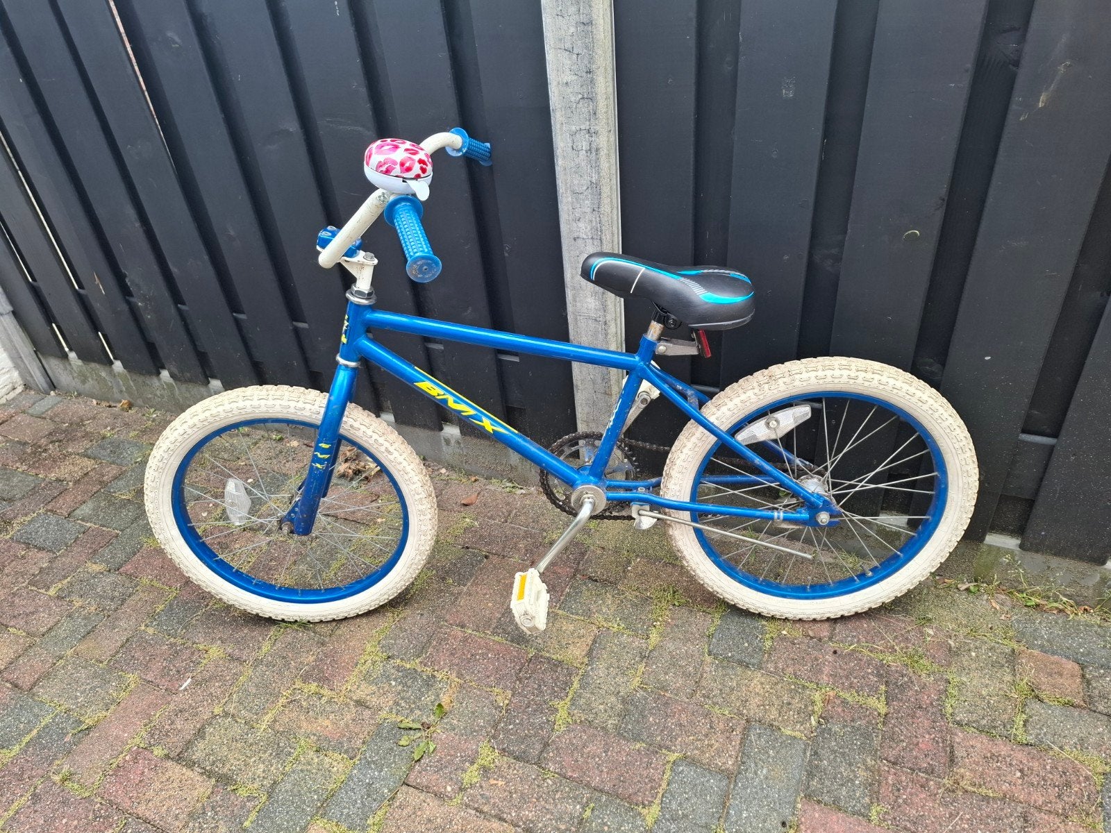 Blauwe BMX fiets 20 inch - Zo goed als nieuw, Ophalen, 16 tot 20 inch, Staal, Zo goed als nieuw