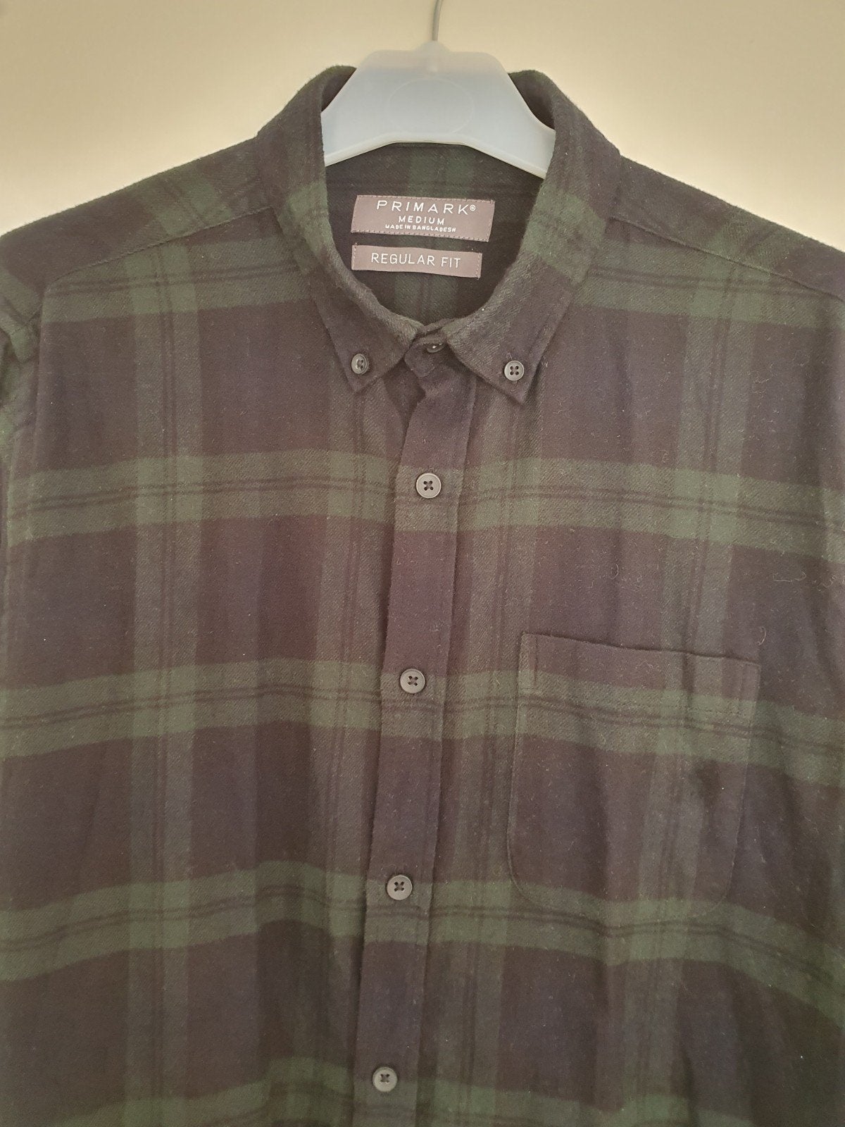 Primark geruit overhemd - Regular Fit - Maat M, Zwart, Nieuw, Primark, Halswijdte 39/40 (M)