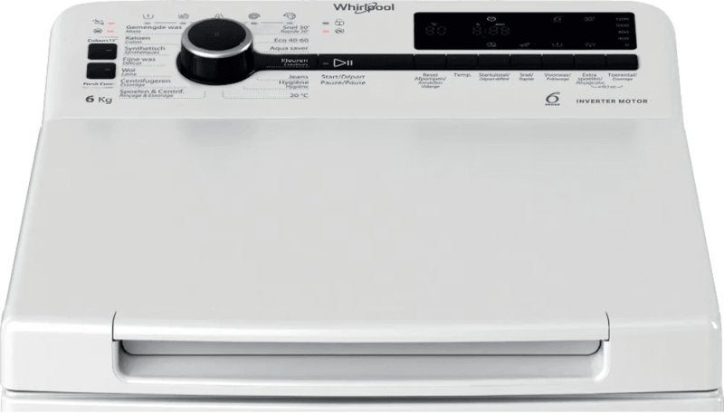Whirlpool bovenlader wasmachine TDLR 6261BS BE - 6,0 kg, Whirlpool Nederland B.V., Koningin Wilhelminaplein 14 1062 HH Amsterdam