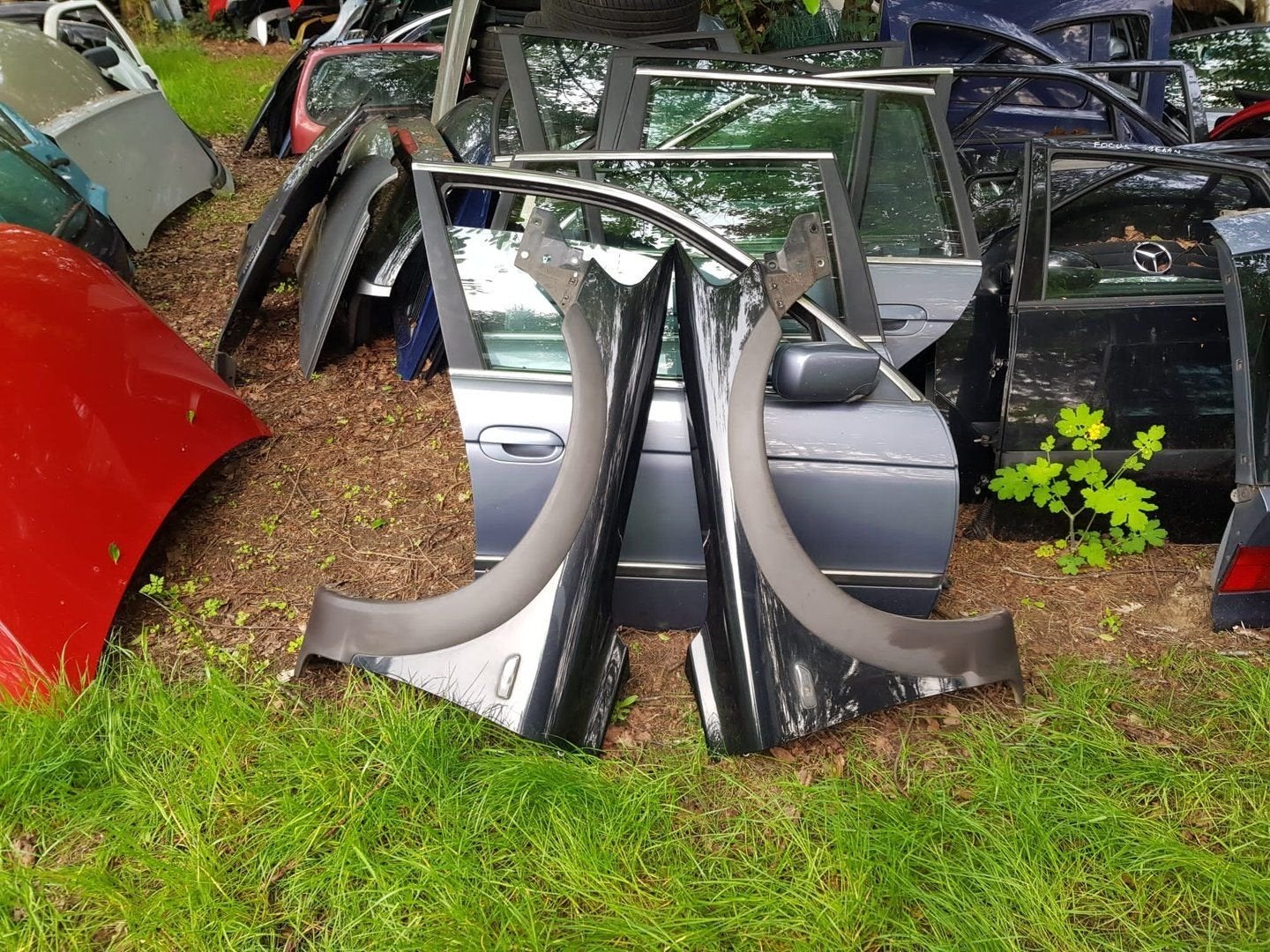 VOLVO V70 CROSS COUNTRY VOORSCHERMEN BJ 2002, Auto-onderdelen, Gebruikt, -, -, Ophalen of Verzenden