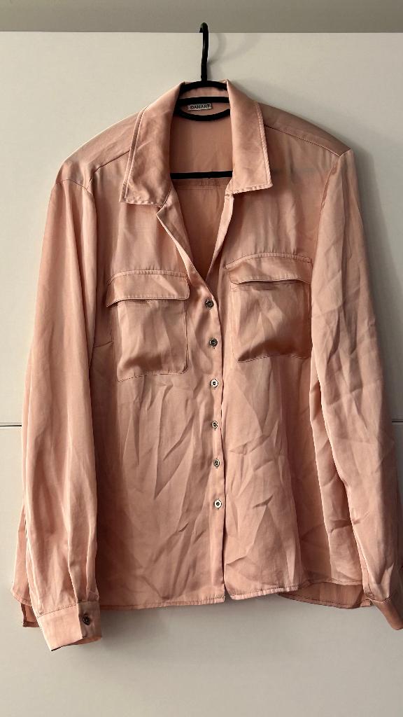 Damart beige blouse, Beige, Maat 42/44 (L), Ophalen of Verzenden, Zo goed als nieuw