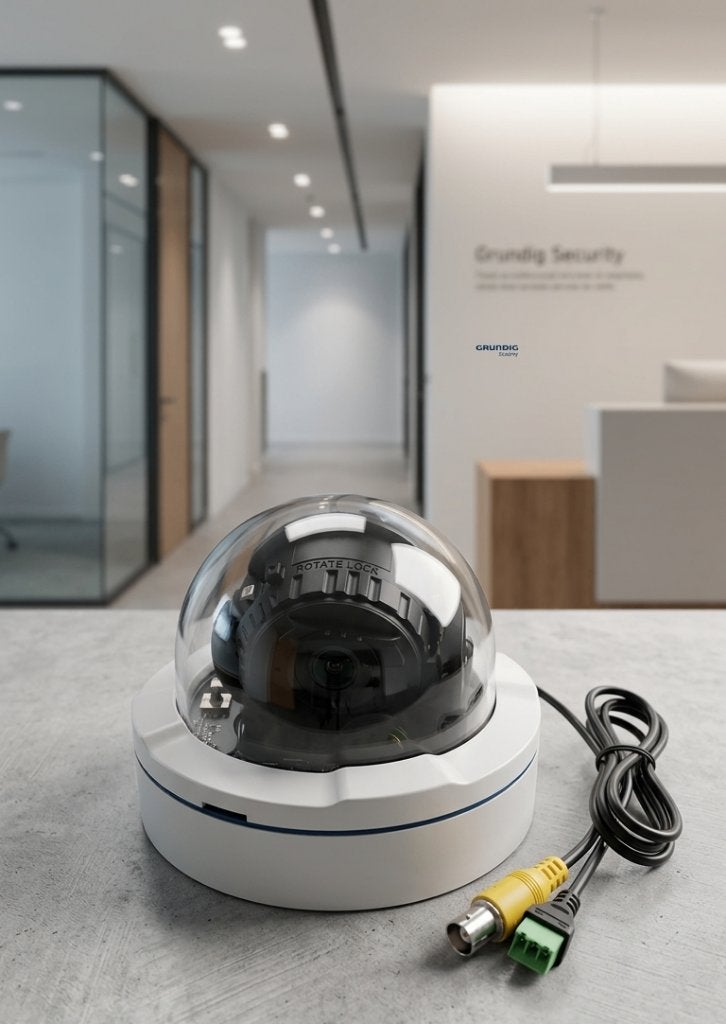 Grundig GCA-B4325D Analoge Dome camera, Ophalen of Verzenden, Refurbished, Binnencamera