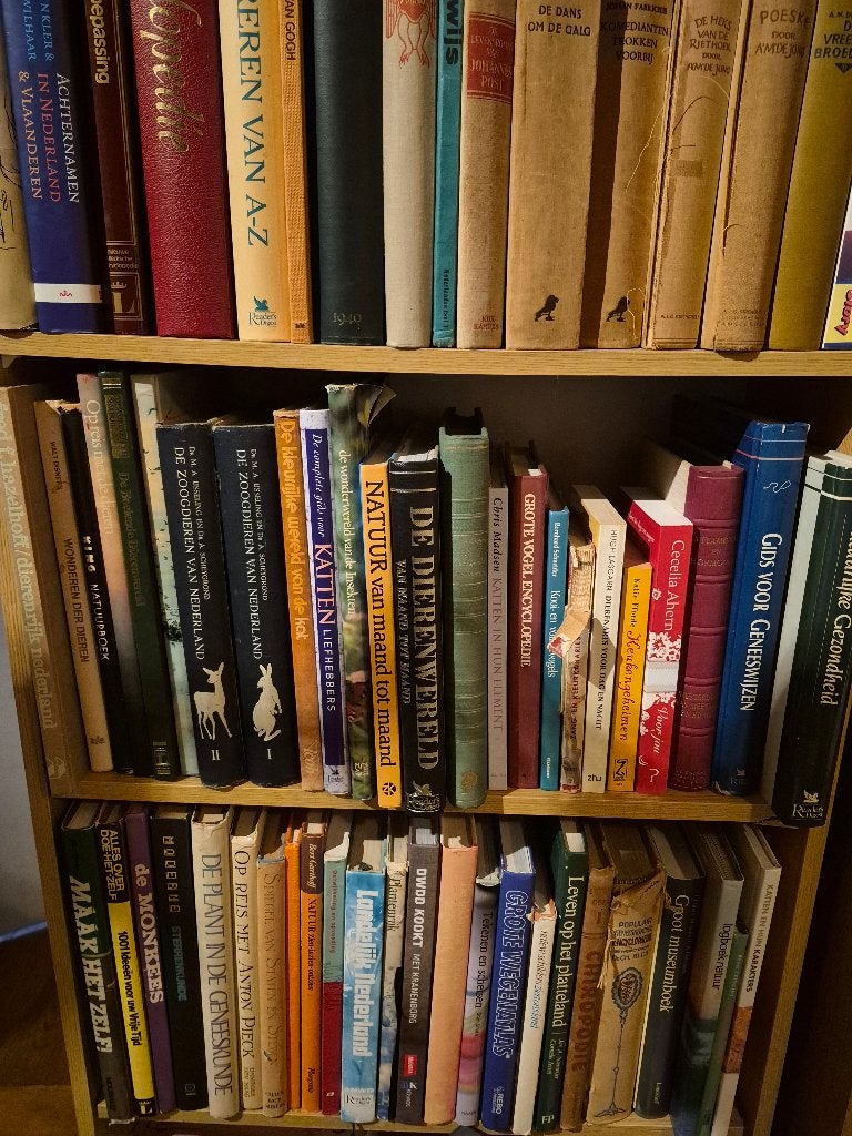 Grote partij boeken 70+ natuur, dieren, kunst, romans, Boeken, Ophalen, Gelezen